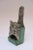 1940s Vintage Folk Art Carved "Cat" Mint Green Matchbook Holder For Sale - Image 5 of 12