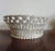 19th Century 19th Century French Luneville Pottery Reticulated Centerpiece Basket Bowl in White & Gold For Sale - Image 5 of 11