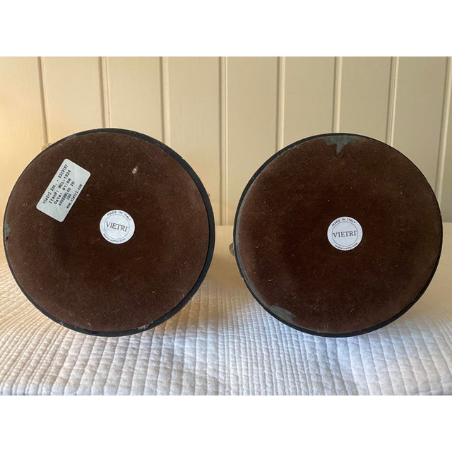 Vietri Italian Ceramic Table Lamps - a Pair For Sale - Image 11 of 12
