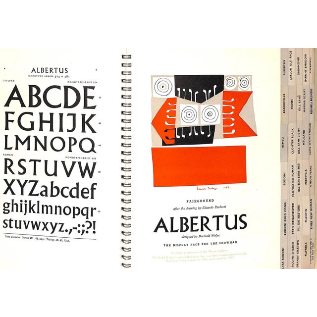 "A Book of Typefaces" 1952 For Sale - Image 9 of 10