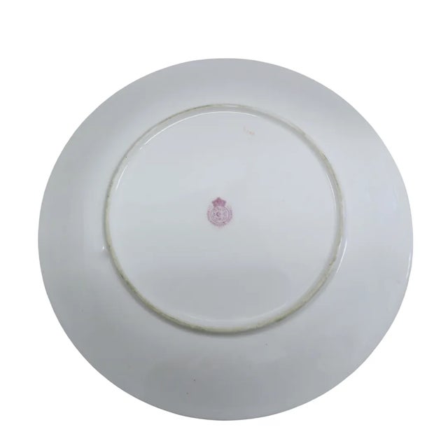 Royal Worcester Early 1900s Royal Worcester Green & Gilt Dessert Service, 18 Pieces For Sale - Image 4 of 4