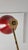 Floor Lamp for Reading with Red Marble Base and Cone with Joint, 1950s For Sale - Image 6 of 18