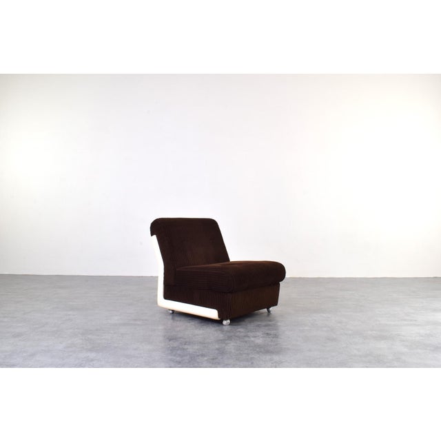 Textile Mid-Century German Modular Sofa, 1970s, Set of 3 For Sale - Image 7 of 15