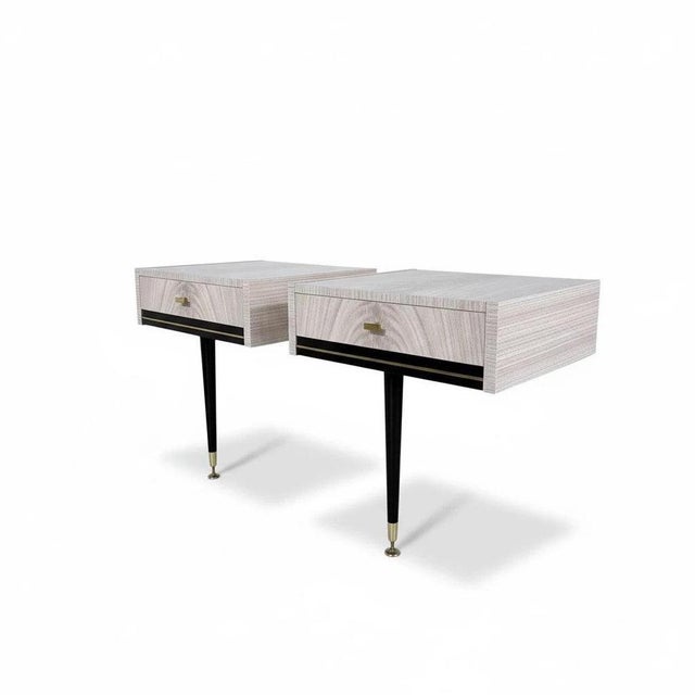 These floating bedside cabinets offer a perfect blend of style and function, designed to elevate your bedroom with mid-...