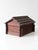 1900 - 1909 Antique Folk Art Log Cabin Sewing Box For Sale - Image 5 of 17