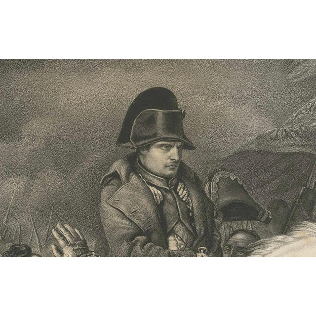 Mezzotint of Napoleon at the Battle of Waterloo, 1850, Paper For Sale - Image 10 of 12