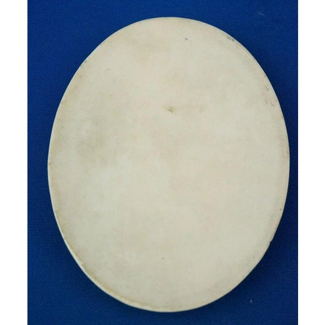 Ceramic Miniature Painted Porcelain Plaque with Dionysus and Apollo by Max P. Brodel, Germany, 1890s For Sale - Image 7 of 13