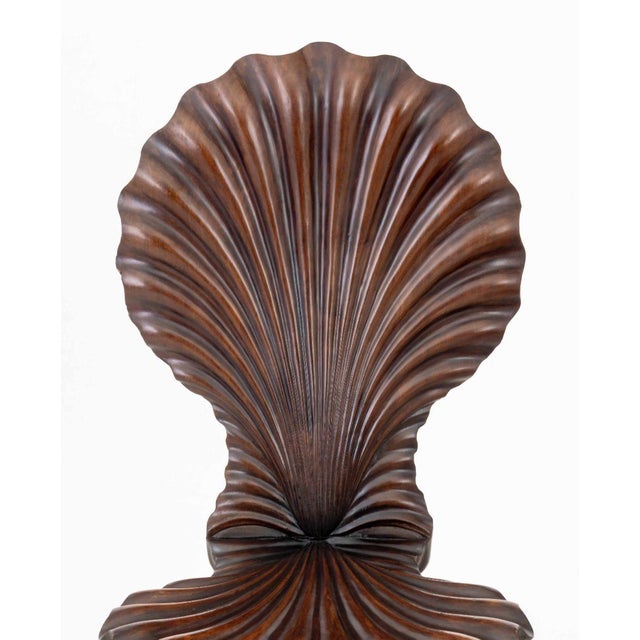 Nautical Italian Grotto Shell Carved Chairs, Pair For Sale - Image 3 of 11
