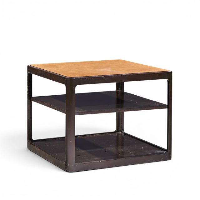 Roger Sprunger for Dunbar Mid Century Mahogany Side Table For Sale In Chicago - Image 6 of 10