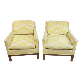 Mid-Century Modern Upholstered Chairs - a Pair For Sale