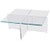 Glass Crossplex Low Table in Polycarbonate and Glass by Bodil Kjær for Karakter For Sale - Image 7 of 7