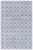 Modern Geometric Chain Link Slate Gray Rug "Cadena" by Doris Leslie Blau For Sale