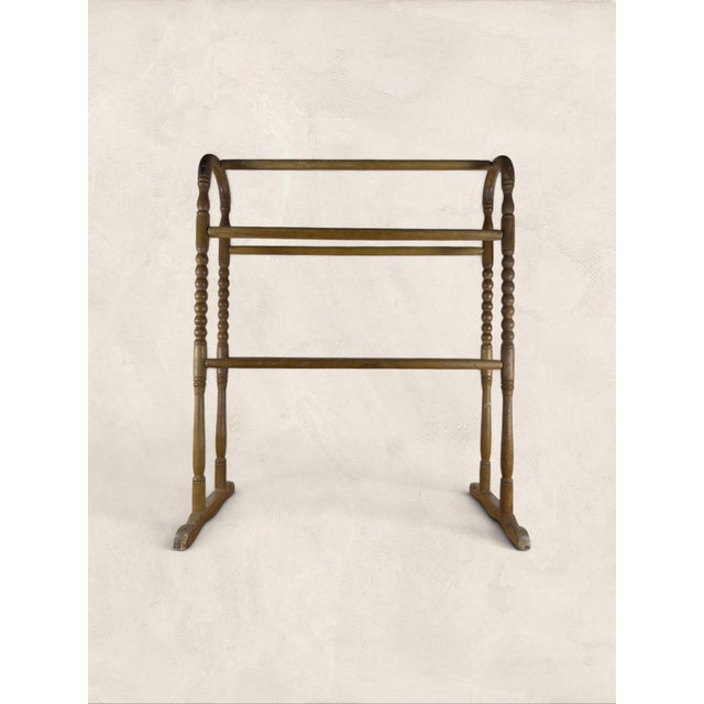 Victorian Antique English Victorian Pine Clothes Horse Towel Rail, Circa 1900 For Sale - Image 3 of 4