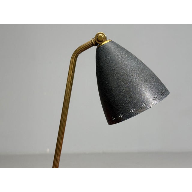 1950s Erik Wärnå, Table Lamps, Metal, Brass, Sweden, 1950s For Sale - Image 5 of 12