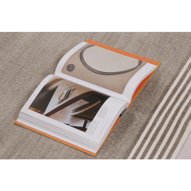 Beige Rug & Kilim’s Indian Dhurrie Rug in Sand With Pinstripe Border For Sale - Image 8 of 9