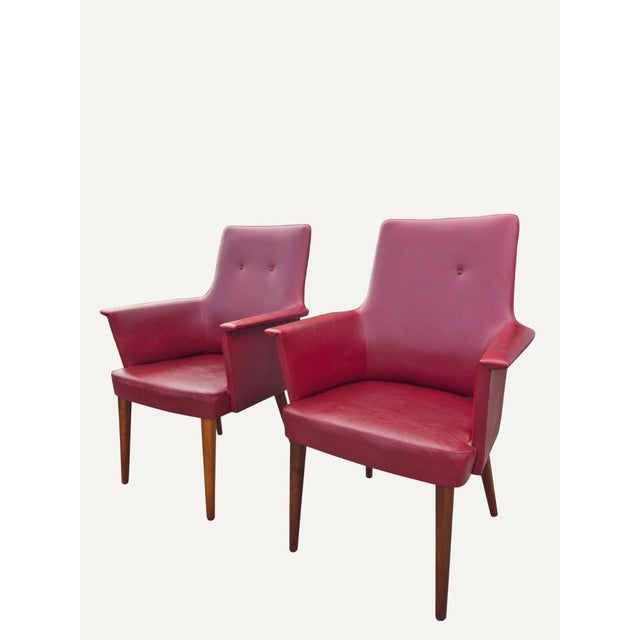 Mid-Century Modern Italian Chairs by Anonima Castelli, 1950s, Set of 2 For Sale - Image 12 of 16