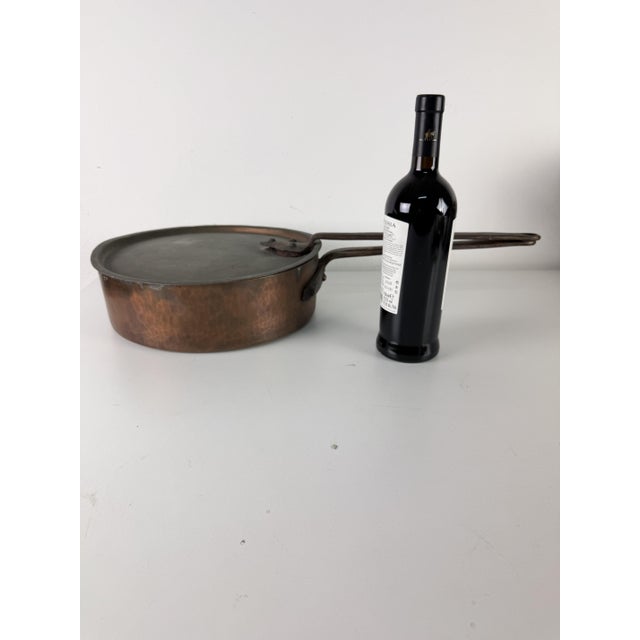 Large Copper Cauldron with Lid, 1930s For Sale - Image 11 of 11