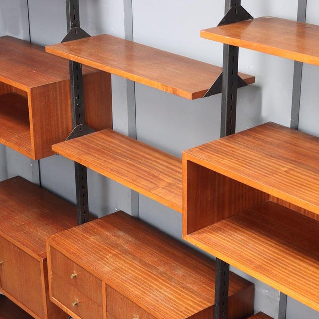 Vintage Bookcase in Mahogany, 1960s For Sale - Image 12 of 15