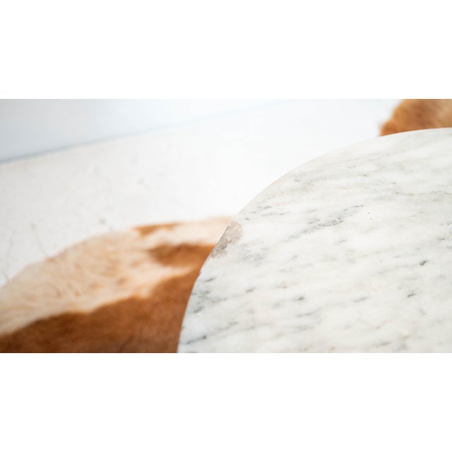 1980s Architectural Supplements for Habitat Carrara Marble Drums - A Pair For Sale - Image 16 of 18