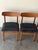 Mid-Century Modern Set of 4 Danish Teak Dining Chairs With Black Leather Seats | Mid-Century Modern 1960s For Sale - Image 3 of 11