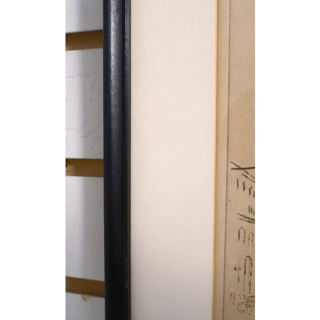 Pair Salvatore Pinto Framed Matted & Signed City Etchings For Sale - Image 10 of 12