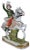 Antique Kister porcelain figurine of Joachim Murat riding a white horse. “A.W. Fr. Kister Porcelain Manufactory of...