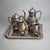 Antique Five Piece Figural Reed & Barton Figural Silver Plated Tea Set C1890 For Sale - Image 10 of 12