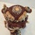 1960s Vintage Mid-Century Japanese Kutani Porcelain Komainu Shishi Guardian Lion on Pierced Temari Ball For Sale - Image 5 of 12