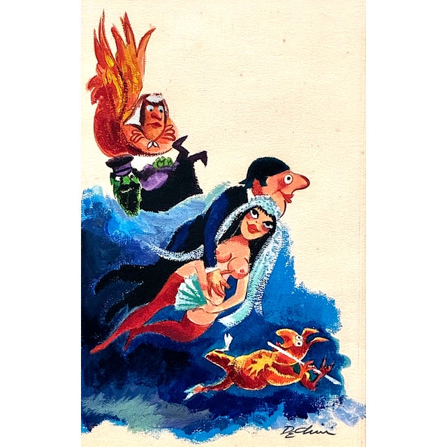 Surrealism Original Book Cover Artwork by Eldon Dedini (1921-2006) For Sale - Image 3 of 11