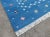 Not Yet Made - Made To Order Handmade Reversible Cotton Vegetable Dyed Denim Blue Shooting Star Rug-12'x15' For Sale - Image 5 of 11