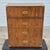 1970s Campaign Style Laminate 4-Drawer Dresser Tall Chest of Drawers W/ Brass Hardware For Sale - Image 9 of 9