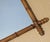 Wood Antique English Faux Bamboo Wall Mirror with Foxed Glass For Sale - Image 7 of 9
