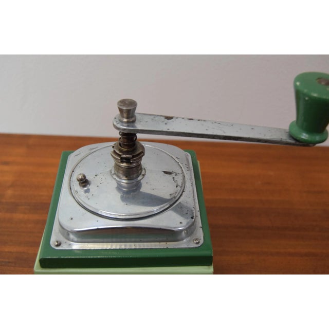 Green Mid-Century Coffee Grinder, 1950s For Sale - Image 8 of 14