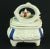 Victorian Conta & Boehme Attributed German Porcelain Fairing Box, Crown & Sceptre For Sale - Image 4 of 12