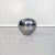 Mid-Century Italian Steel and Plastic Half Spherical Table Lamp & Mirror, 1970s For Sale - Image 4 of 14