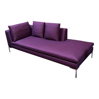B&b Italia Antonio Citterio Charles Slipcovered Chaise For Sale