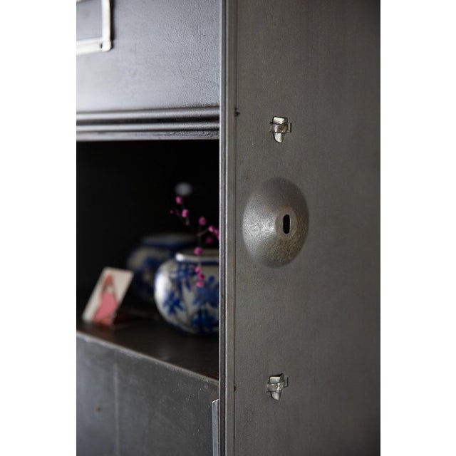 Metal Cabinet with Flap from Roneo, 1950s For Sale - Image 6 of 10