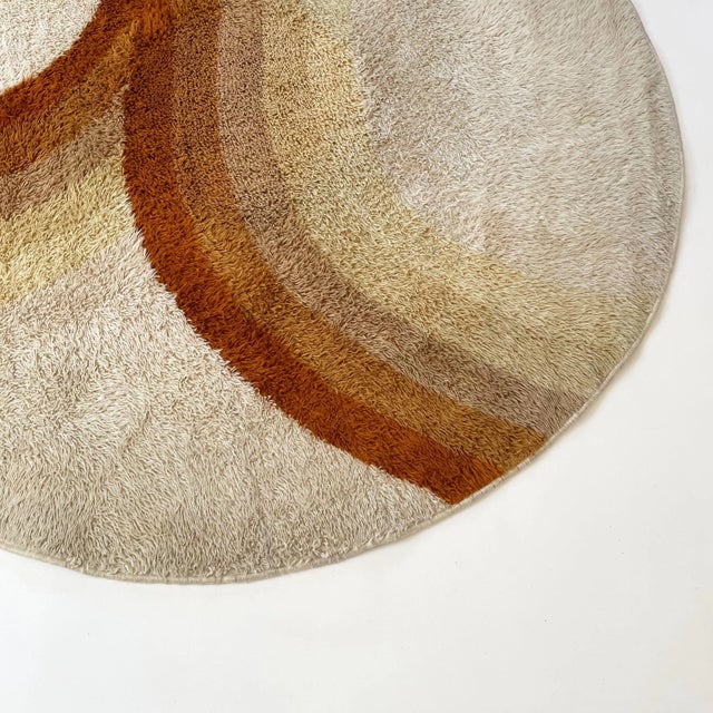 Large Modernist High Pile Rya Rug from Desso, Netherlands, 1970s For Sale - Image 6 of 18