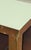 Square Coffee Table with Green Murano Glass and Brass Bands from Justfurnituress SRL For Sale - Image 6 of 10