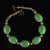 Traditional Lime Green Magnesite Tablet Necklace by Aria Jewelry Design, 20 Inch For Sale - Image 3 of 5
