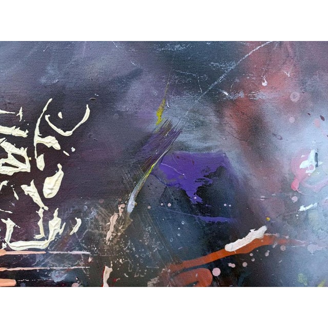 Ovidiu Kloska, Gathering the Nectar of the Night, Acrylic on Canvas For Sale - Image 9 of 13