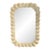 Murano Ivory Glass Wave Mirrors For Sale