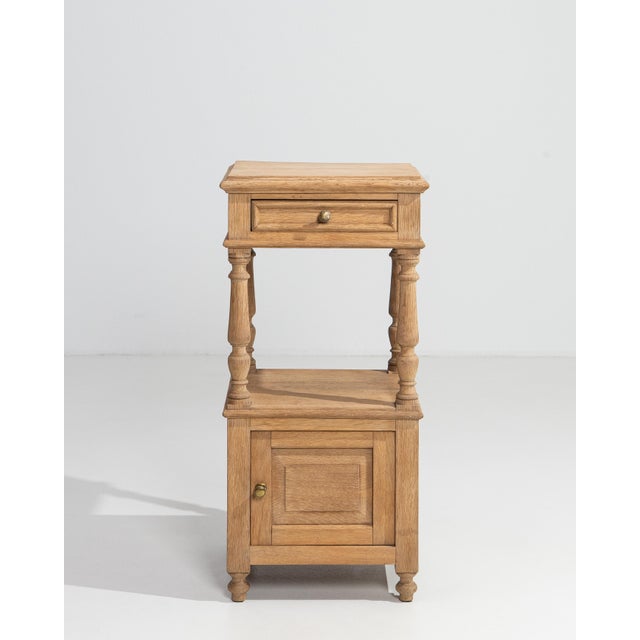 Brown Early 20th Century French Oak Side Table For Sale - Image 8 of 15