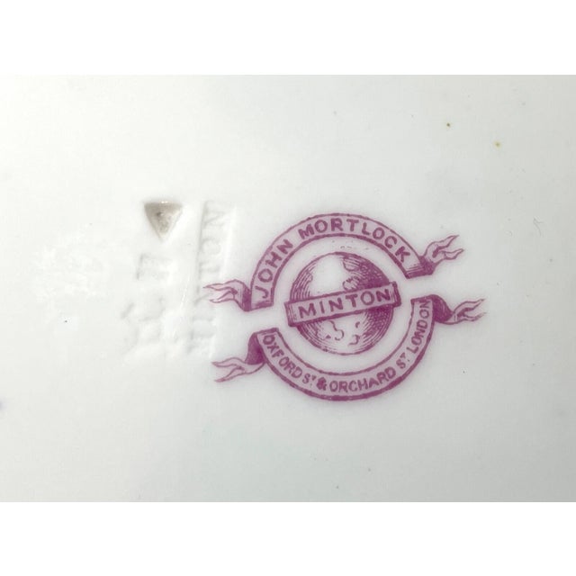 Pair of Antique Hand Painted Porcelain Minton John Mortlock Cherub Putti Bowls For Sale - Image 11 of 12