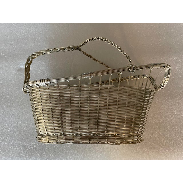 Lino Sabattini Vintage Bottle Holder by Lino Sabattini for Christofle, 1950s For Sale - Image 4 of 8