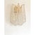 Italian Gold Wall Sconce with Murano Conchiglie Glass by Simoeng, Set of 4 For Sale - Image 6 of 10