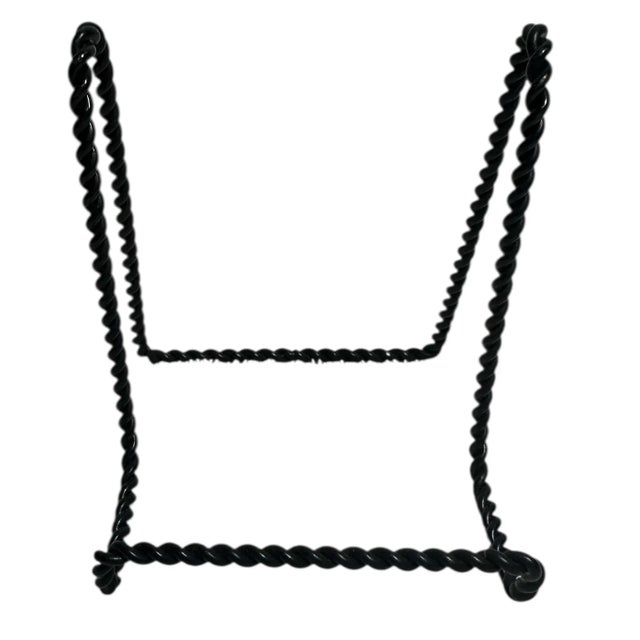 Glass Vintage Mikasa Oval Etched Nativity Plaque With Stand For Sale - Image 7 of 12