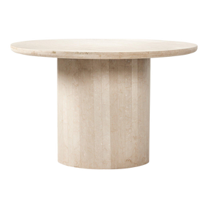 Four Hands Oakland Outdoor Dining Table - Outdoor Cream Marble 48"