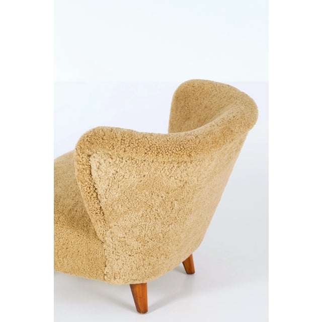 1940s Easy Chair from Ab Erik Ek's Snickerifabrik, Malmö, Sweden, 1940s For Sale - Image 5 of 8