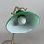 Metal Green and White Brass and Murano Glass Table Lamp from Valenti Luce, 1970s For Sale - Image 7 of 14